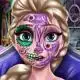 Play Elsa Scary Halloween Makeup online for free on 67-Clicker.com