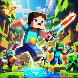 MINE BLADE Online KitPvP – Free Online Roblox Game at 67-Clicker.com