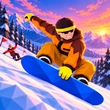 Snowboard Knockout: Race Game – Free Online Runner Game at 67-Clicker.com